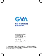 Preview for 11 page of GVA GVACR972 Instruction Manual