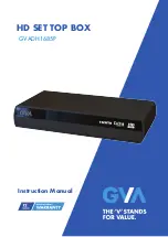 Preview for 1 page of GVA GVADH1685P Instruction Manual