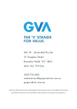 Preview for 20 page of GVA GVADH1685P Instruction Manual