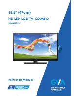 GVA GVADLED32 Instruction Manual предпросмотр