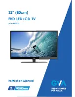 Предварительный просмотр 1 страницы GVA GVAFLED32 Instruction Manual