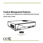 Preview for 1 page of GVD D4200 Video Wall Decoder Quick Start Manual