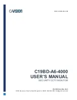 Предварительный просмотр 1 страницы GVision C19BD-A6-4000 User Manual