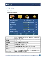 Предварительный просмотр 8 страницы GVision C19BD-A6-4000 User Manual