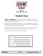 Preview for 4 page of GVM-VAC GVM6600-CM Owner'S Manual