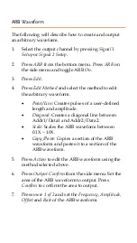 Предварительный просмотр 9 страницы GW Instek AFG-125 Quick Start Manual