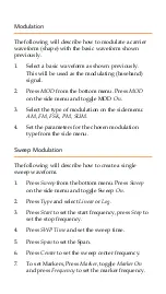 Предварительный просмотр 10 страницы GW Instek AFG-125 Quick Start Manual