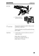 Предварительный просмотр 29 страницы GW Instek APS-7000 Series User Manual