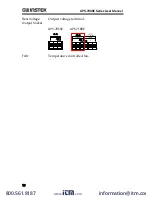 Preview for 15 page of GW Instek APS-7050E User Manual