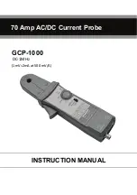 GW Instek GCP-1000 Instruction Manual preview