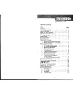 GW Instek GDM-394 User Manual preview