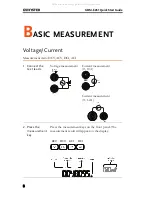 Preview for 8 page of GW Instek GDM-8261 Quick Start Manual