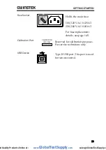 Preview for 23 page of GW Instek GDM-834 Series User Manual