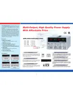 Preview for 2 page of GW Instek GPS-2303 User Manual