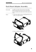 Предварительный просмотр 3 страницы GW Instek GRA-432 Assembly Manual