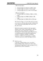 Preview for 21 page of GW Instek GSM-20H10 User Manual