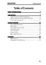 Preview for 3 page of GW Instek GSP-818 Series Quick Start Manual