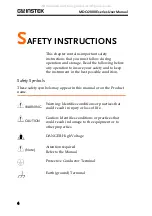 Preview for 6 page of GW Instek MDO-2000E Series User Manual