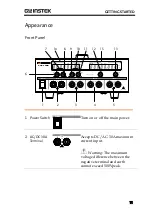 Preview for 11 page of GW Instek PCS-1000 User Manual