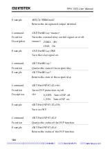 Предварительный просмотр 104 страницы GW Instek PPH-1503 User Manual