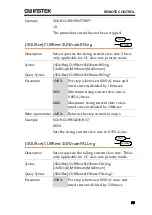 Предварительный просмотр 99 страницы GW Instek PSU 100-15 Programming Manual