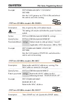 Предварительный просмотр 120 страницы GW Instek PSU 100-15 Programming Manual