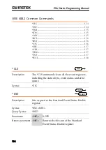 Предварительный просмотр 134 страницы GW Instek PSU 100-15 Programming Manual