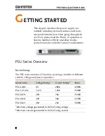 Предварительный просмотр 8 страницы GW Instek PSU 12.5-120 Quick Start Manual