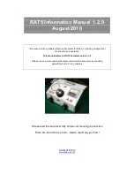 GW4GTE RAT5 Information Manual preview