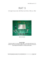 Preview for 2 page of GW4GTE RAT5 Information Manual