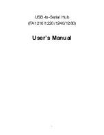 Preview for 1 page of GWC FA1210 User Manual