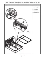 Предварительный просмотр 13 страницы GWF DAKOTA OTTOMAN BED Assembly Instructions Manual