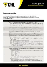 Preview for 3 page of GWL M-YR1035P Quick Start Manual