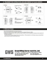 Предварительный просмотр 4 страницы GWS GWT-4A User Manual