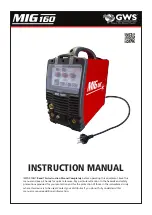 GWS MIG 160 Instruction Manual preview