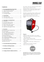 Preview for 2 page of GWS MIG 160 Instruction Manual