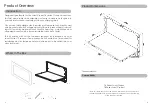 Предварительный просмотр 2 страницы GXH BARN DOOR TABLE User Manual