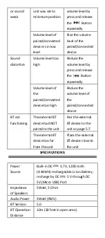 Предварительный просмотр 10 страницы GXTSONIC MMA-3755A User Manual