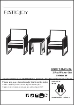 Preview for 1 page of Gymax Patiojoy GYM06489 User Manual