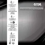 Предварительный просмотр 24 страницы GYMFORM Percussion Massager Instruction Manual