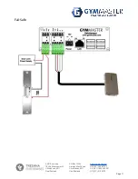 Предварительный просмотр 12 страницы GYMMASTER GateKeeper h5 Wiring Instructions