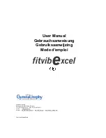 GymnaUniphy fitvibExcel User Manual preview