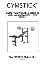 Preview for 1 page of Gymstick 6430016902649 Owner'S Manual