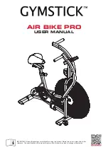 Preview for 1 page of Gymstick AIR BIKE PRO User Manual