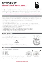 Preview for 1 page of Gymstick GY61032 Quick Start Manual