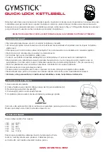 Preview for 3 page of Gymstick GY61032 Quick Start Manual