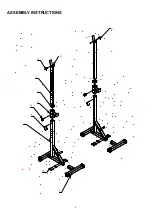 Предварительный просмотр 3 страницы Gymstick Press & Squat Stand User Manual