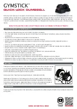 Preview for 2 page of Gymstick QUICK-LOCK Quick Start Manual