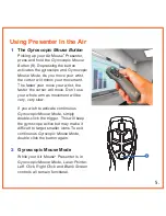 Предварительный просмотр 5 страницы Gyration Air Mouse Quick Start Manual