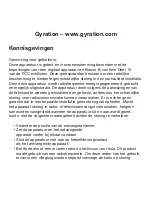 Preview for 47 page of Gyration gym 2200 Quick Start Manual